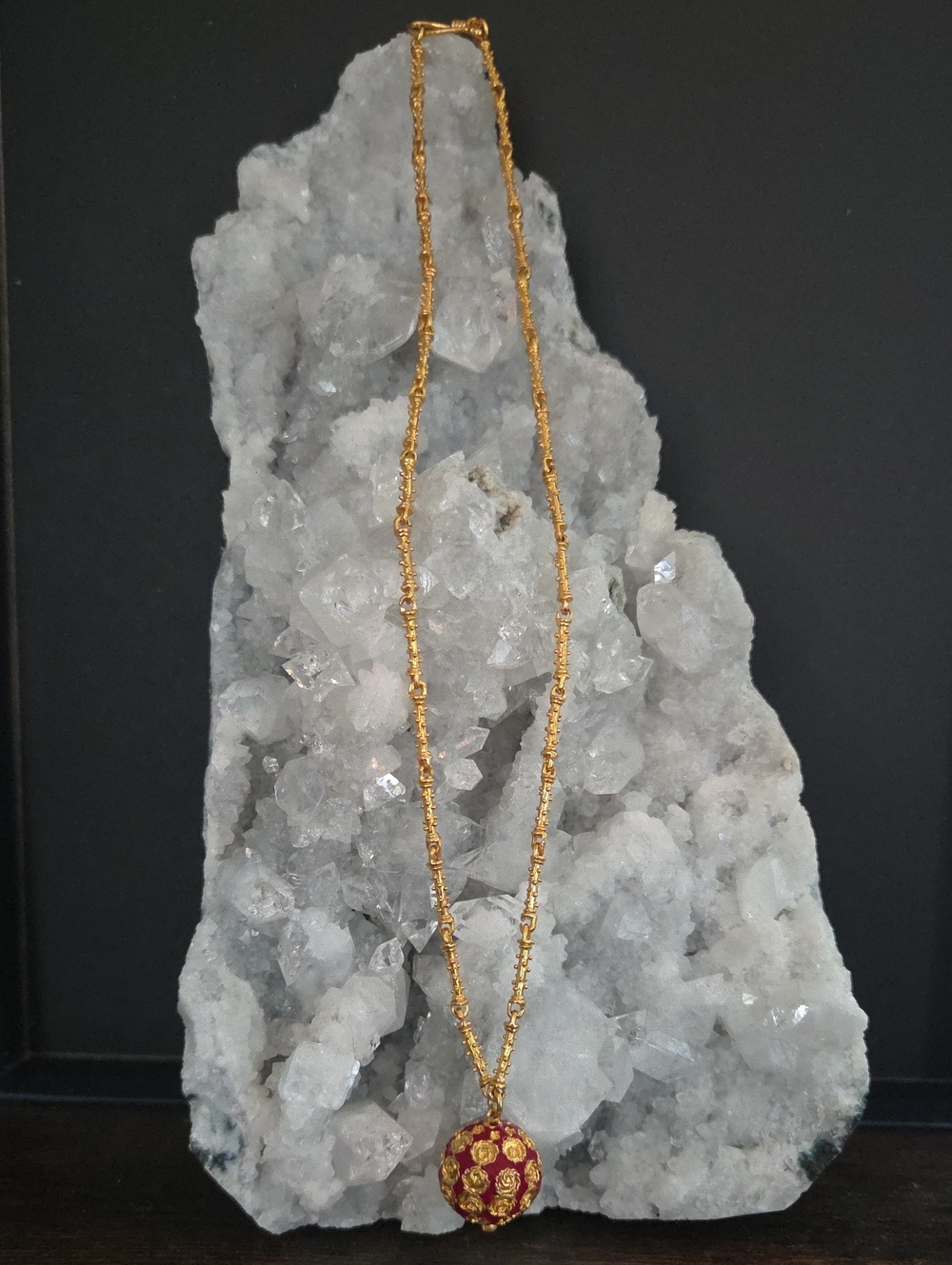 MEL New York – Aurelia Rose Necklace-24K Gold-Plated
